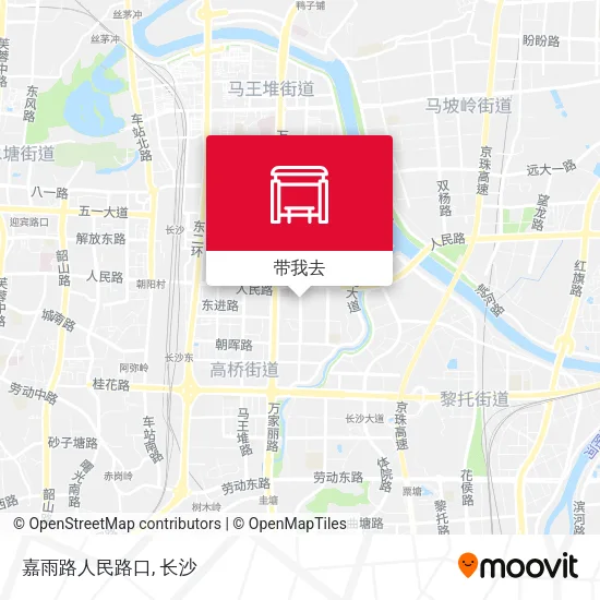 嘉雨路人民路口地图