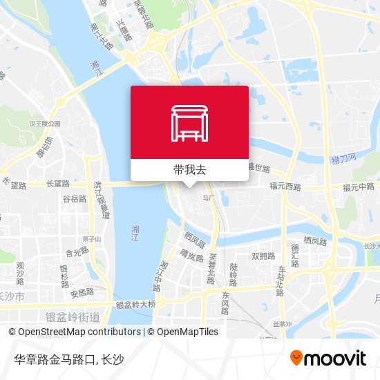 华章路金马路口地图