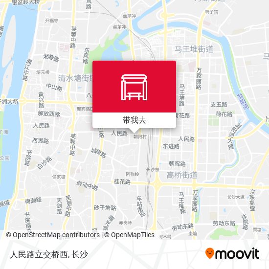 人民路立交桥西地图