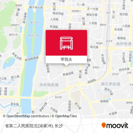 省第二人民医院北(涂家冲)地图