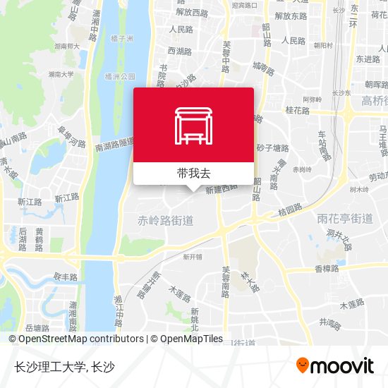 长沙理工大学地图
