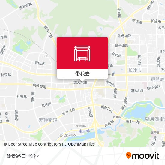 麓景路口地图