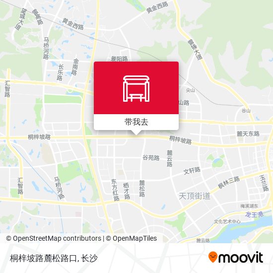 桐梓坡路麓松路口地图