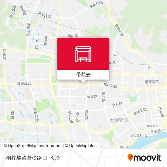 桐梓坡路麓松路口地图