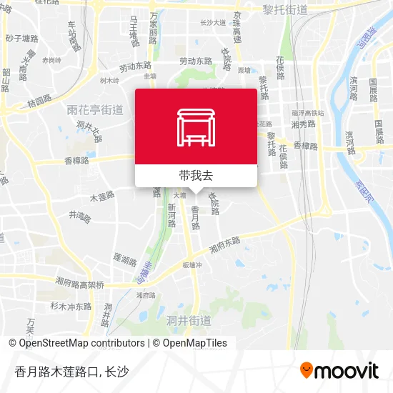 香月路木莲路口地图