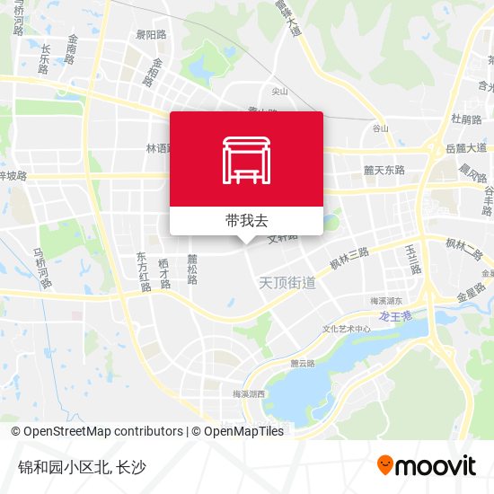 锦和园小区北地图