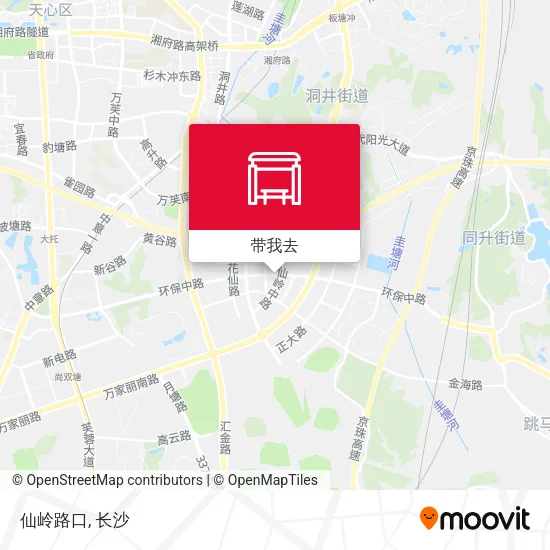 仙岭路口地图