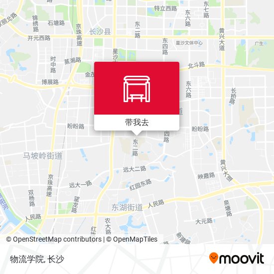 物流学院地图