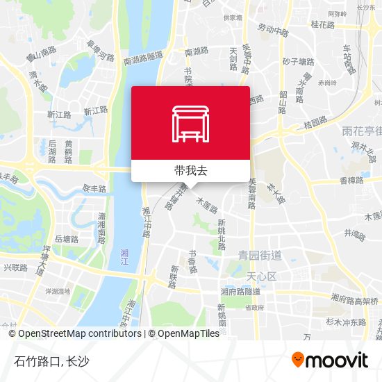 石竹路口地图