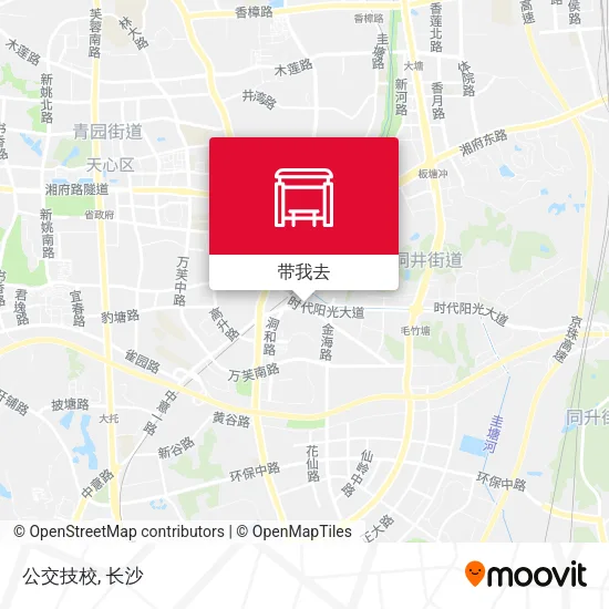 公交技校地图