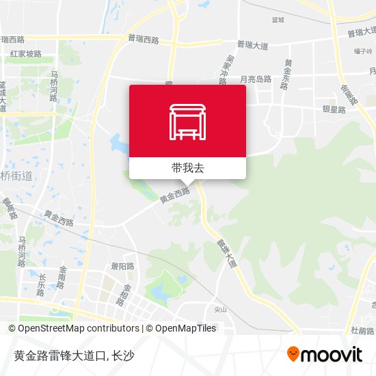 黄金路雷锋大道口地图