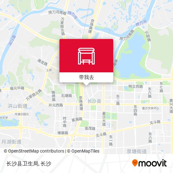 长沙县卫生局地图