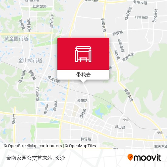 金南家园公交首末站地图