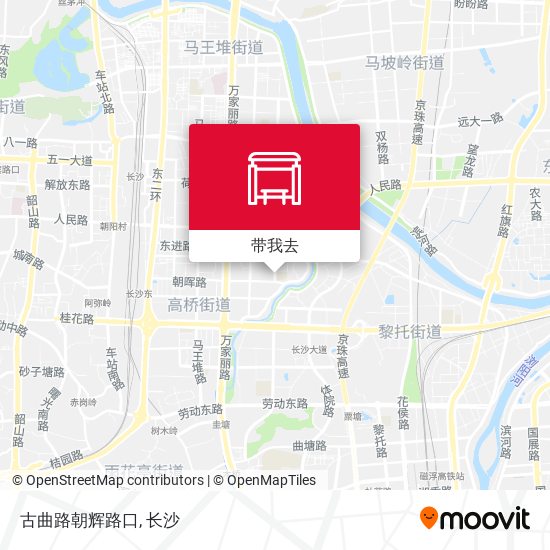 古曲路朝辉路口地图