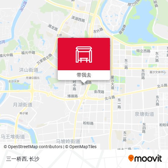 三一桥西地图