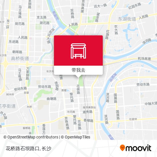 花桥路石坝路口地图