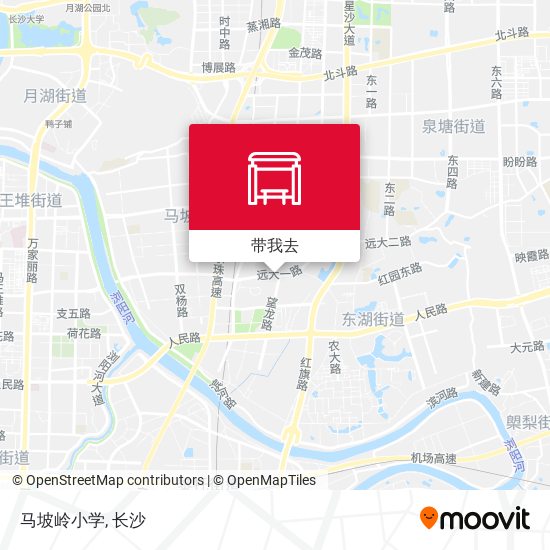 马坡岭小学地图
