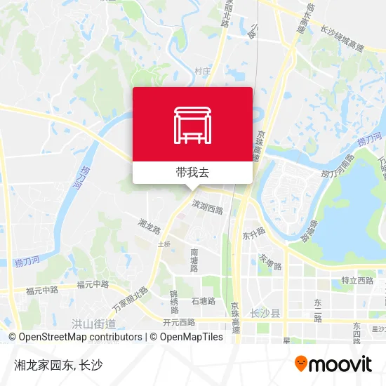 湘龙家园东地图