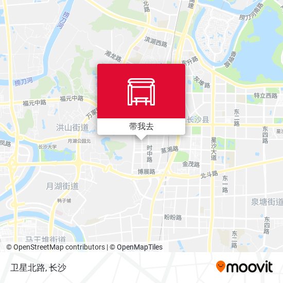 卫星北路地图