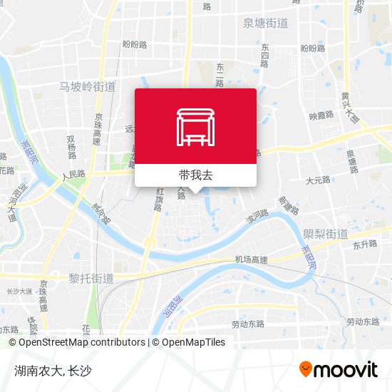 湖南农大地图