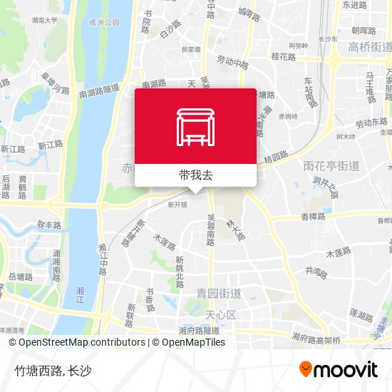 竹塘西路地图