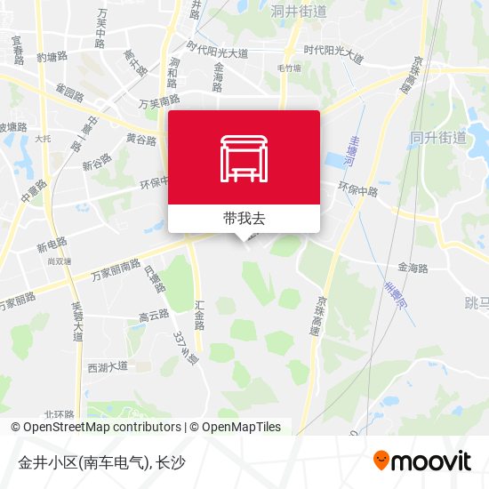 金井小区(南车电气)地图