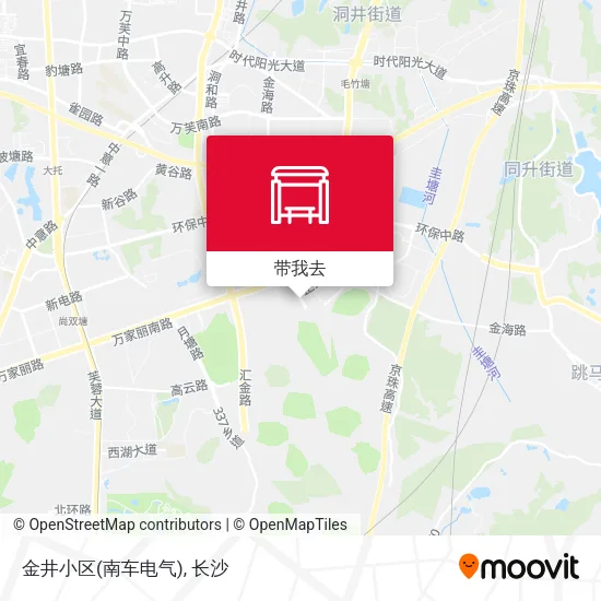 金井小区(南车电气)地图
