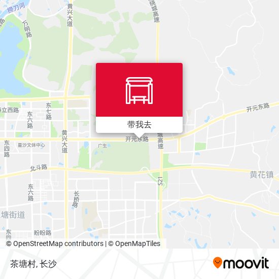 茶塘村地图