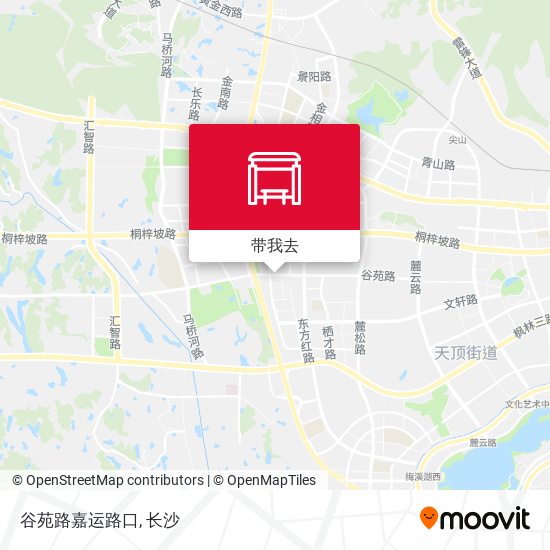 谷苑路嘉运路口地图