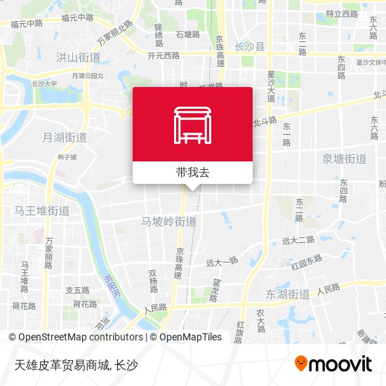 天雄皮革贸易商城地图