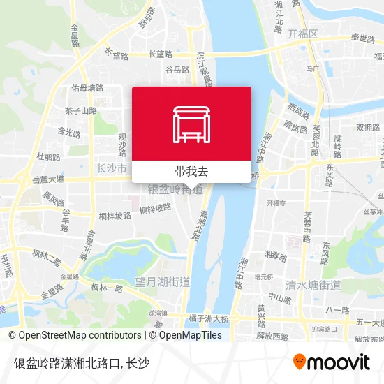 银盆岭路潇湘北路口地图