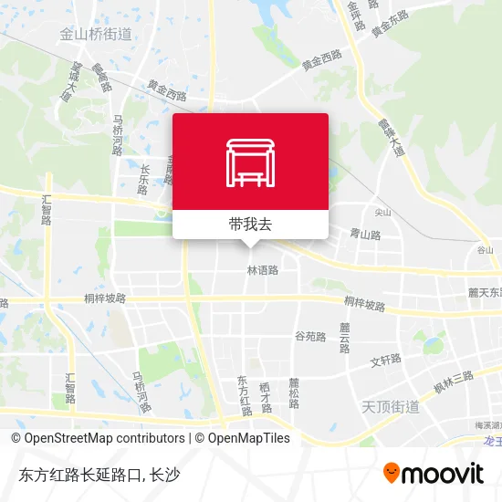 东方红路长延路口地图