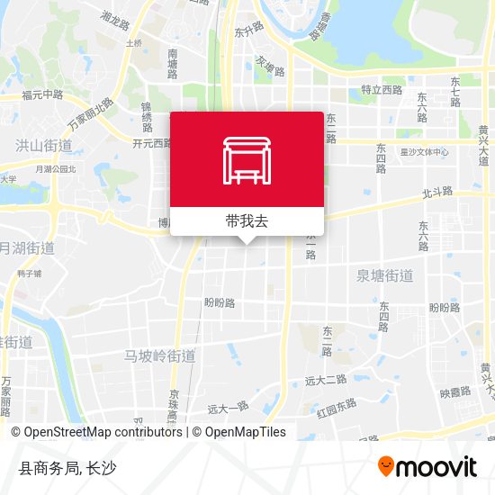 县商务局地图