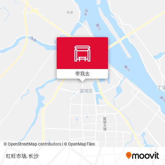 红旺市场地图