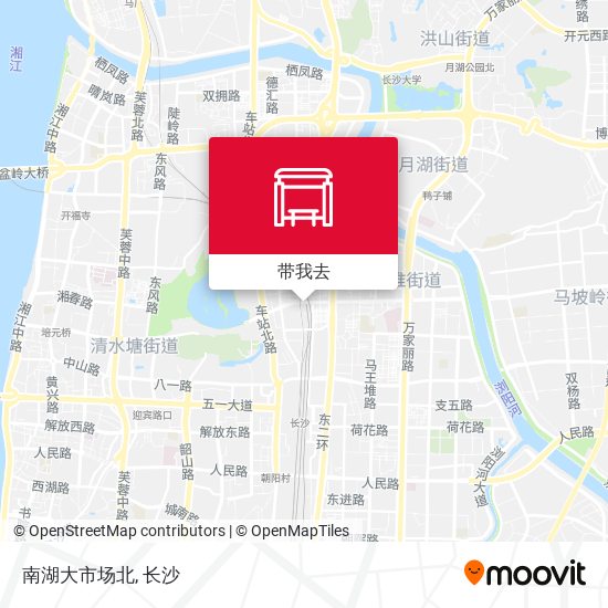 南湖大市场北地图