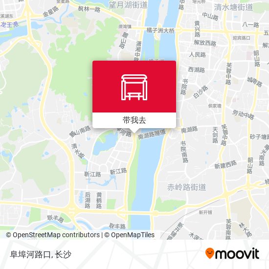 阜埠河路口地图