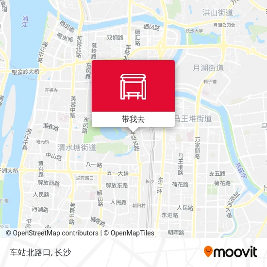 车站北路口地图