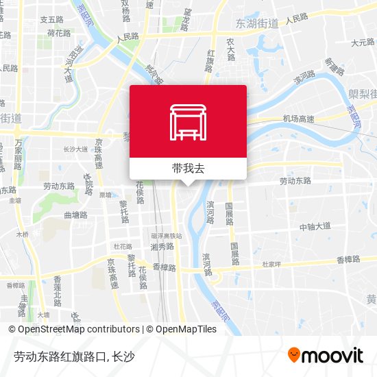 劳动东路红旗路口地图