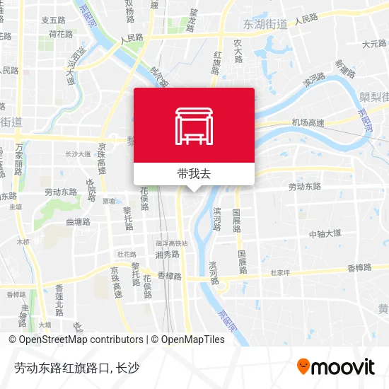 劳动东路红旗路口地图