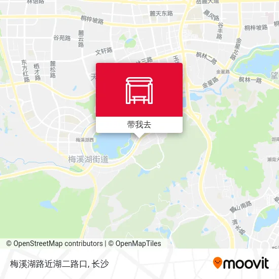 梅溪湖路近湖二路口地图