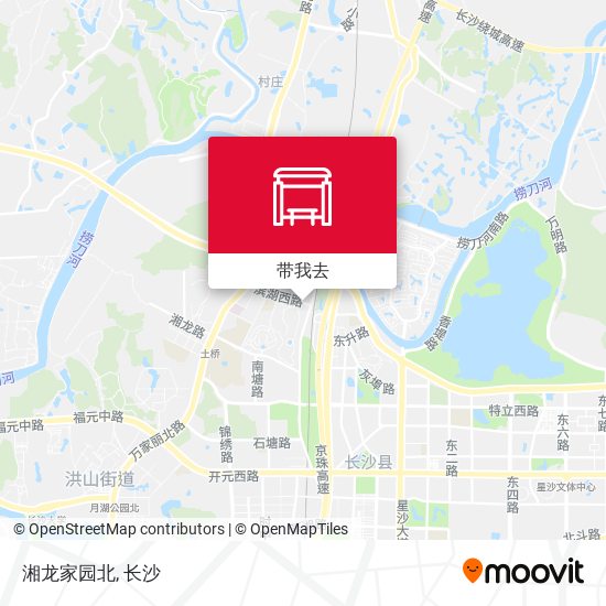 湘龙家园北地图
