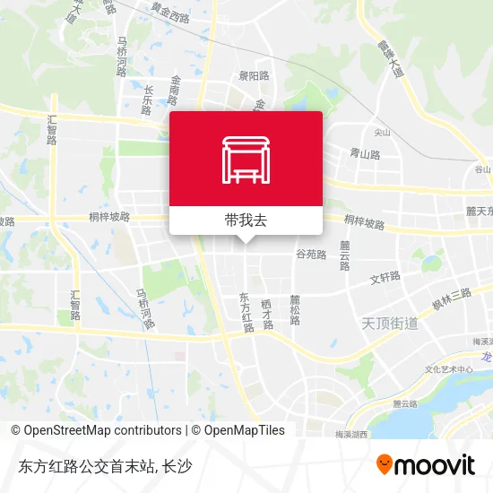 东方红路公交首末站地图