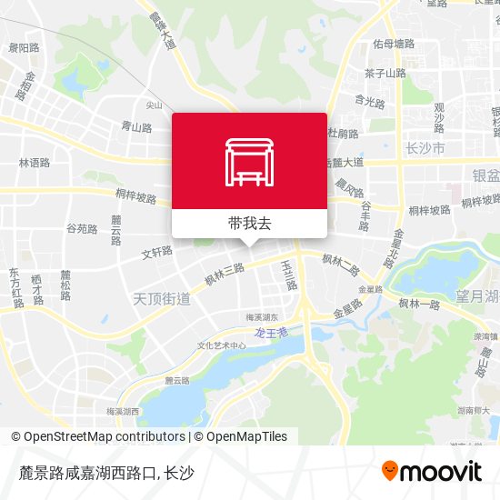 麓景路咸嘉湖西路口地图