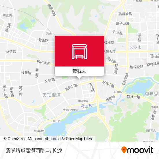 麓景路咸嘉湖西路口地图