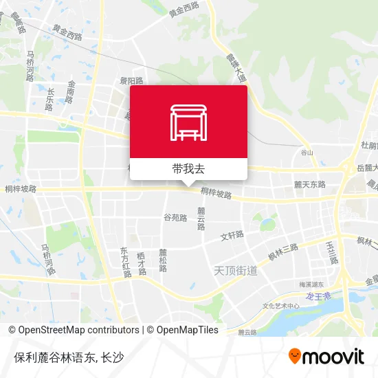 保利麓谷林语东地图
