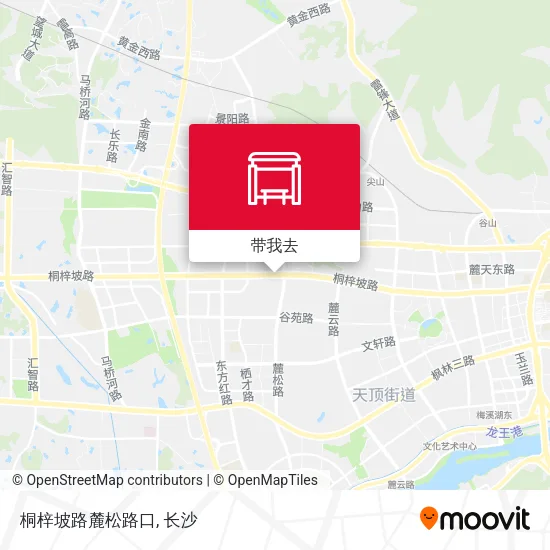 桐梓坡路麓松路口地图