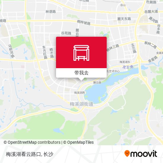 梅溪湖看云路口地图