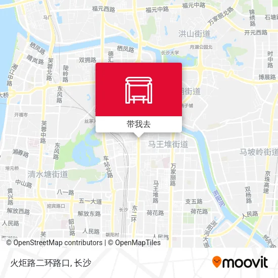 火炬路二环路口地图