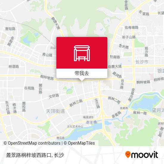麓景路桐梓坡西路口地图