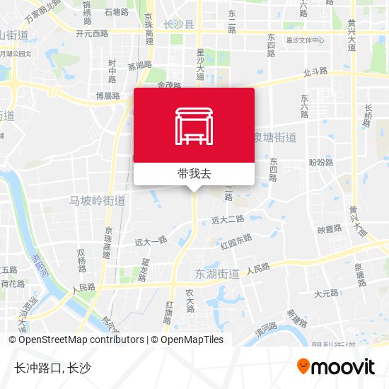 长冲路口地图